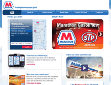 Tablet Screenshot of mymarathonstation.com
